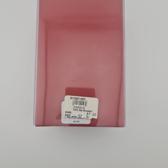 Lenox Hinged Porcelain Trinket Angel Box Christmas Ornament - Picture 8 of 9